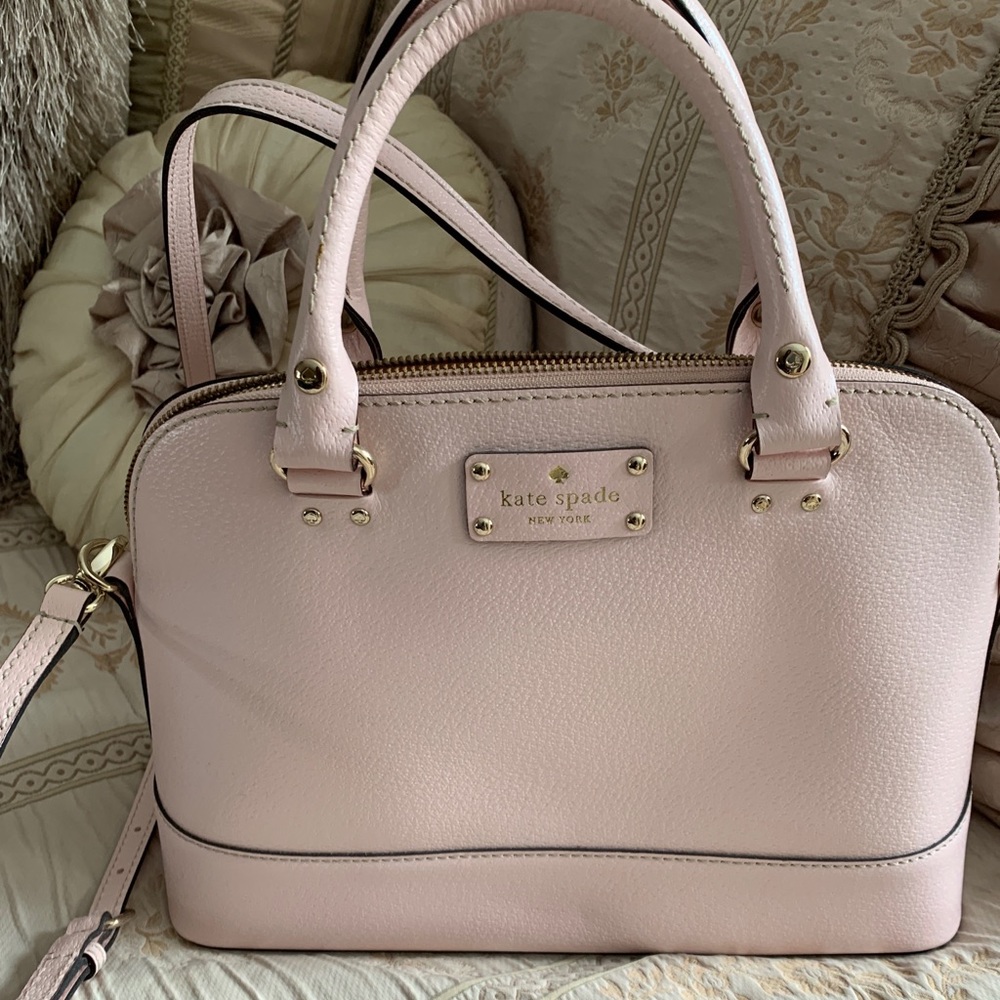 Kate space satchel bag light pink